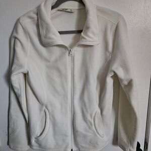 Old Navy Women's Cream Fleece Jacket
